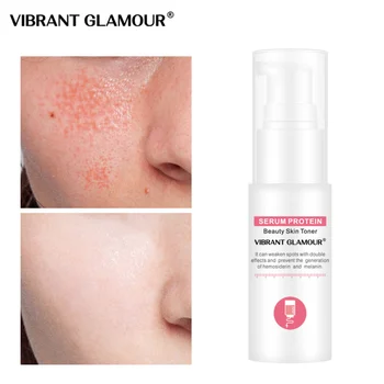 

New VIBRANT GLAMOUR Serum Protein Face Toner Whitening Moisturizing Serum Shrink Pores Relieve The Redness Save Sensitive TSLM1