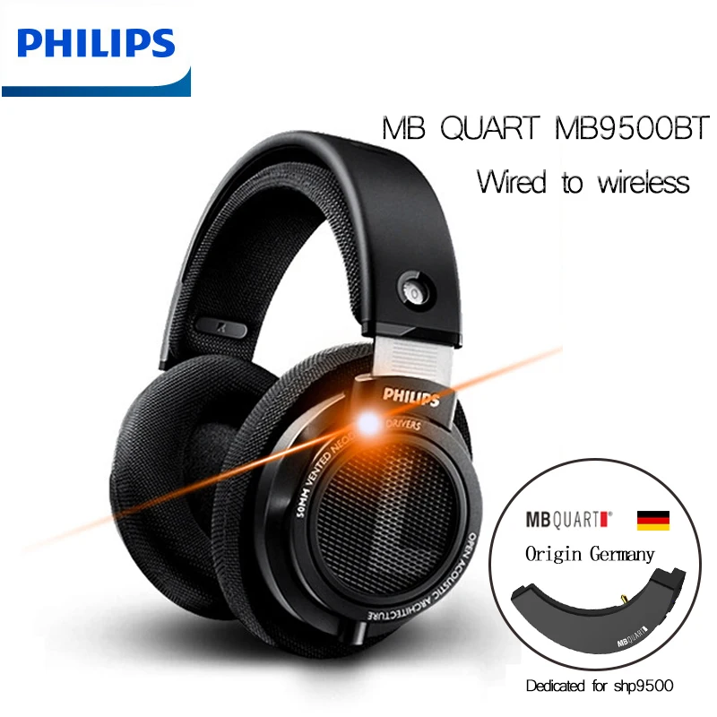Проводные Наушники Philips SHP9500 Bluetooth 5 0 с кабелем 3 м немецким - Цена: 2 641,41 - 5 379,00 руб.