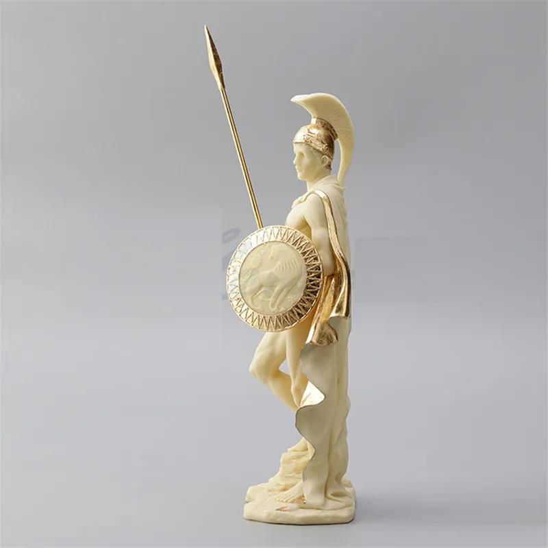 Европейский Креативный греческий Римский Арес Художественная Скульптура Бог войны Рисунок Статуя Смола Настенная Декорация голова оленя подарок на день рождения R3117