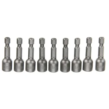

Converter Sockets Attachment Magnetic Adapter Extension Bar Screwdriver Silver