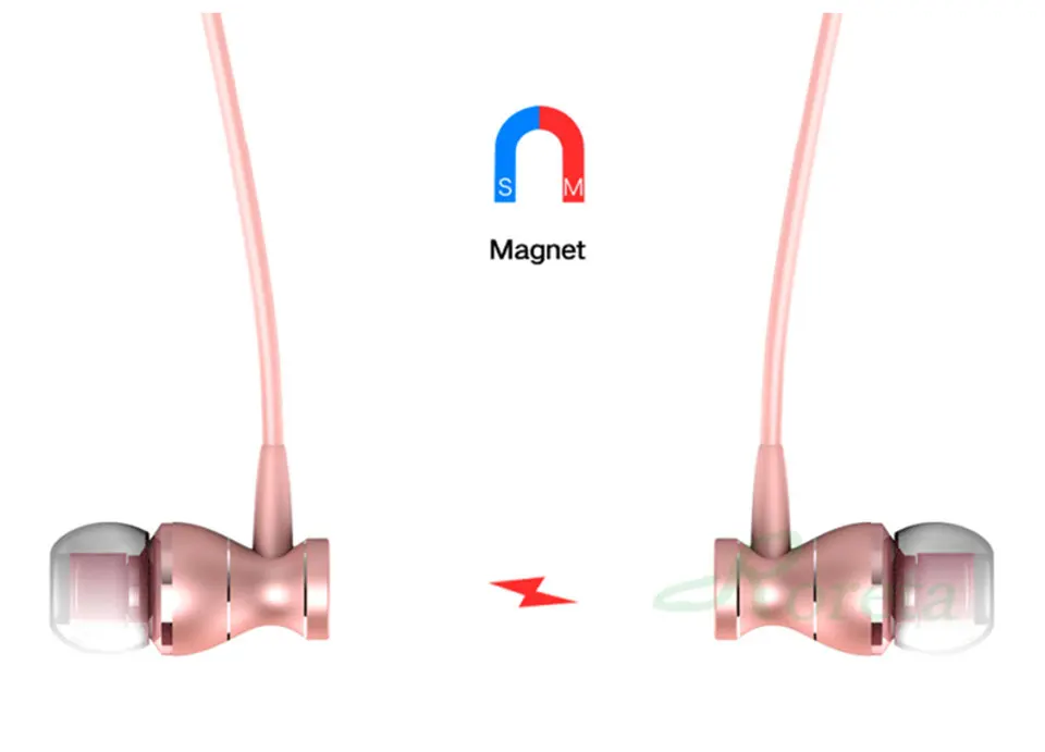 Roreta Высококачественные магнитные проводные наушники со встроенным микрофоном 3,5 мм наушники-вкладыши стерео наушники гарнитура для iPhone