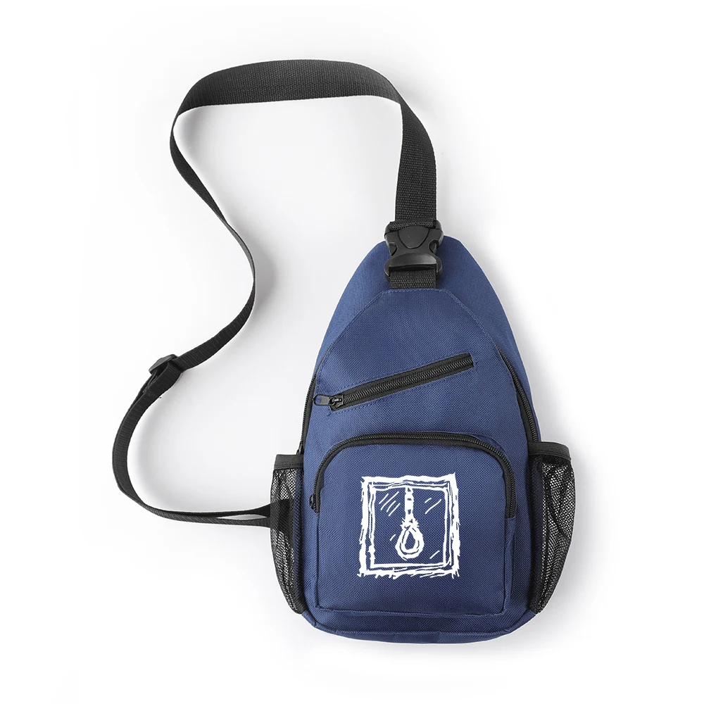 Хип-хоп Lil Peep Rapper напечатаны логотипы сумки с молнией через плечо карман для путешествий маленькие предметы 2019 Новое поступление сумка для