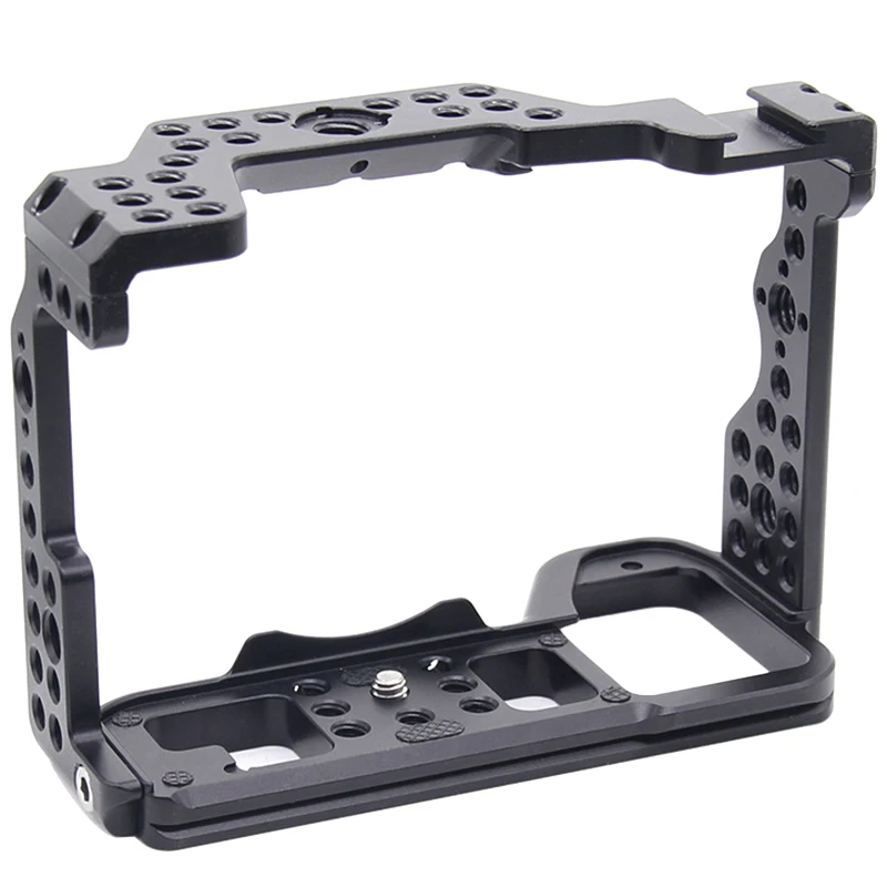 

Aluminum Alloy Camera Cage Video Stabilizer Mount for Sony A7R4 Camera Housing Protective Cover Handle Bracket Accessories
