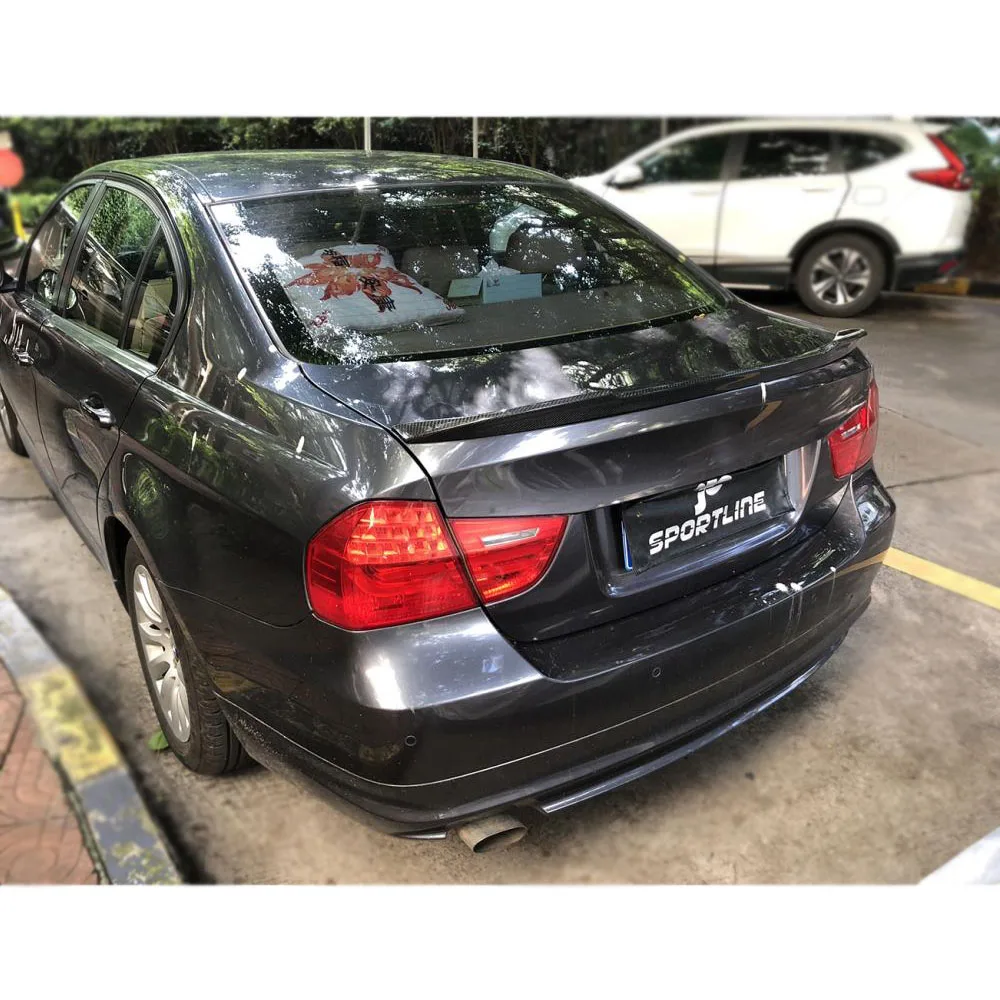 Задний спойлер багажника из углеродного волокна для BMW 3 серии E90 Base Sedan M Tech M3 2005