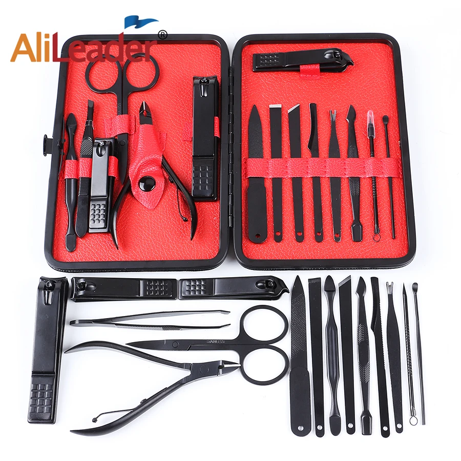 

Alileader 10Pcs/Set Nail Clipper Set Stainless Stail Nail Cutter Kit Professional Manicurenail Art Tools Nail Fiel Scissors