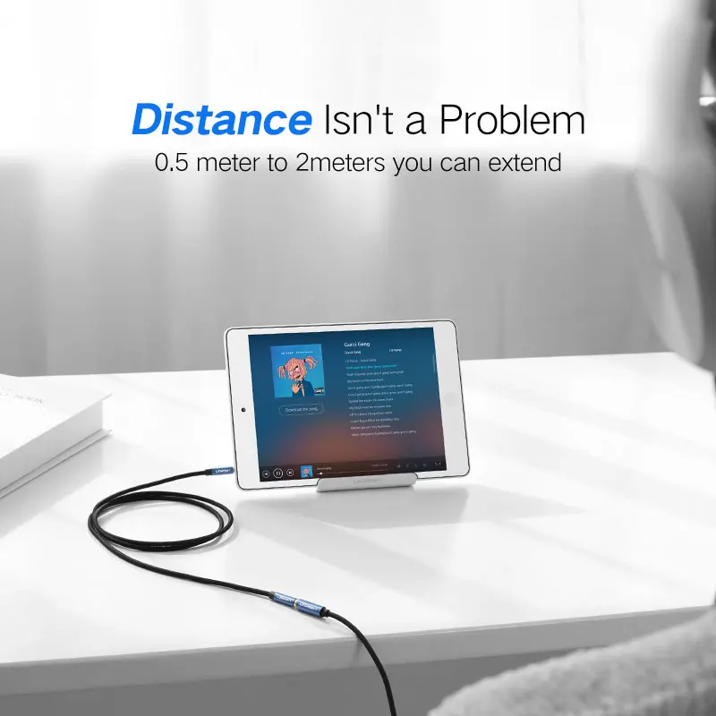 UGREEN 3.5mm Jack Male to Female Extension 3.5 AUX Cable with Microphone Stereo Audio Adapter for iPhone Smartphones Tablets