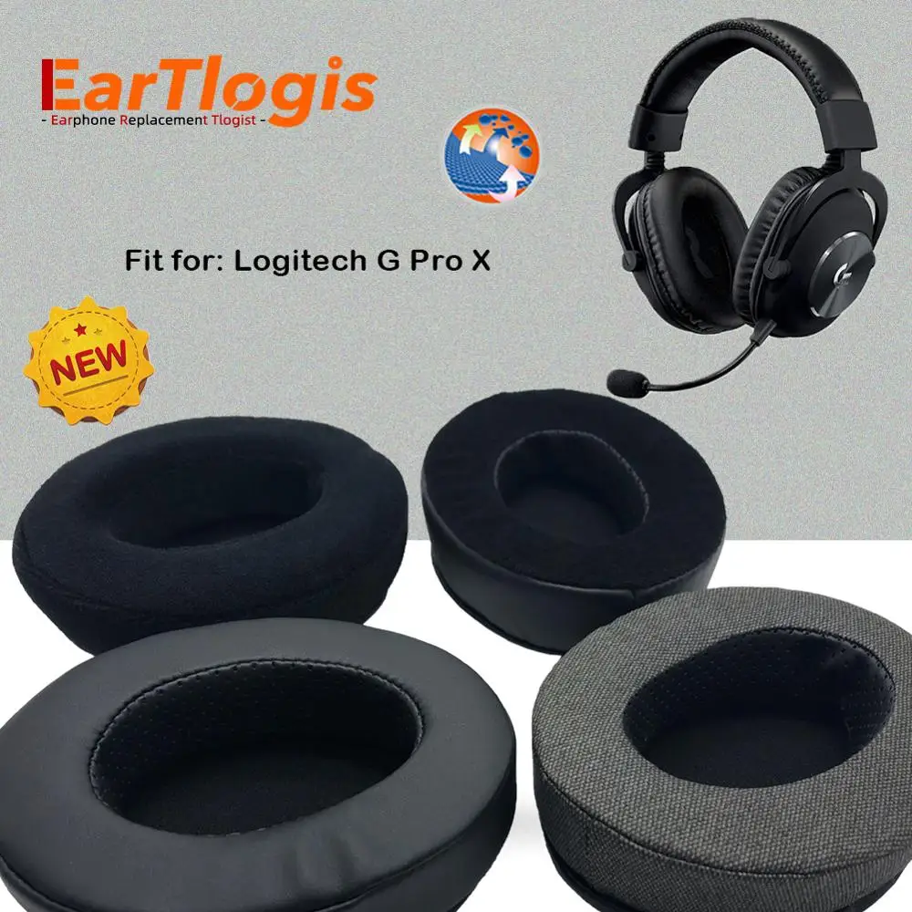 EarTlogis Запасные подушечки для Logitech G Pro X гарнитура Запчасти наушник крышка Подушка