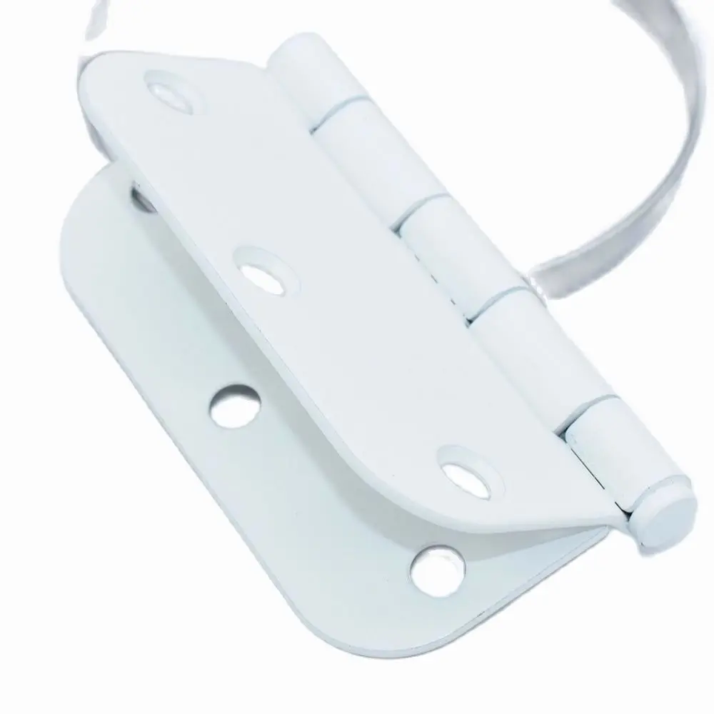 White Metal Hinges Butt Hinges Cabinet Decorative Door Closet Hinge Folding Box for Cabinets Wooden Cases