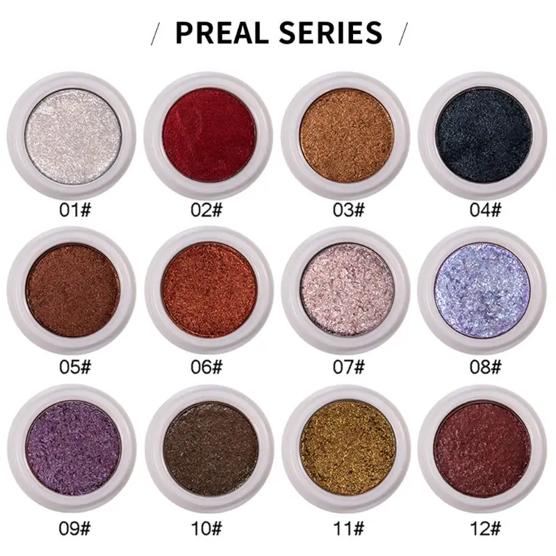 

Shimmer Glitter Eye Shadow Powder Long Lasting Eyeshadow Cosmetic Makeup Tool