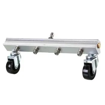 

Sprinkler Stainless Steel Quick Connect High Power Road With Roller Pressure Washer Practical Undercarriage Cleaning 4 Nozzles