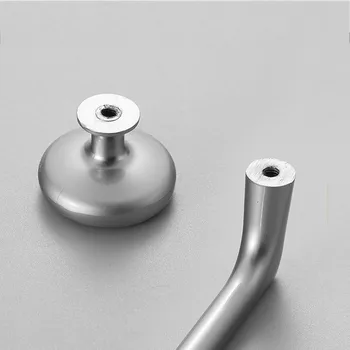 Zinc Alloy Pearl Gray Gold Cabinet Handles Solid Drawer Knobs Kitchen Cupboard Door Pulls Furniture Handle Hardware