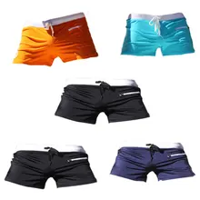 Для Мужчин's Плавание Мужские Шорты для купания быстросохнущая Пляжные шорты с низкой талией Плавание одежда Купальные костюмы с карманами