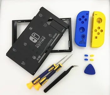 

10Set New Housing Protector Case Shell and Left Right Joycon Case For Nintend Switch NS Console One Set With Tool