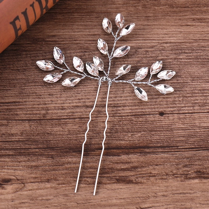 Bridal Hairpins Wedding Hair Accessories Tiara Pearl Rhinestone Flower Bridal Headpiece Wedding Hair Pins For Women Hair Jewelry Bridal Hairpins Wedding Hair Accessories Tiara Pearl Rhinestone Flower Bridal Headpiece Wedding Hair Pins For Women Hair Jewelry