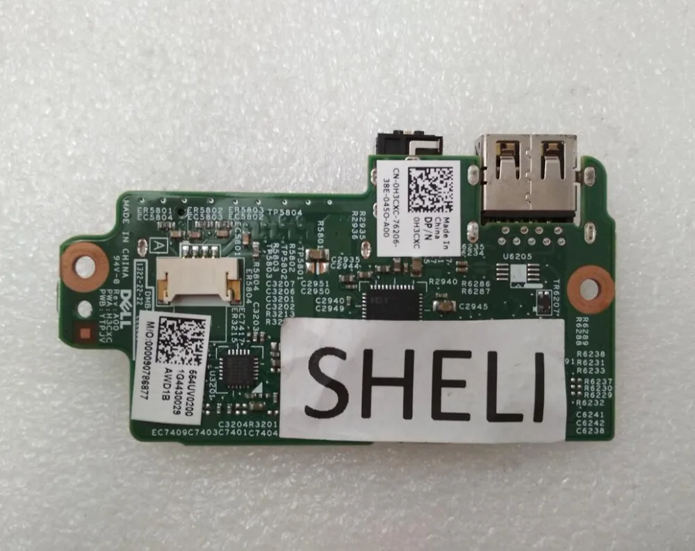 SHELI для Dell 14Z 5423 кардридер аудио SD USB плата CN 0H3CXC H3CXC|Материнские платы| |
