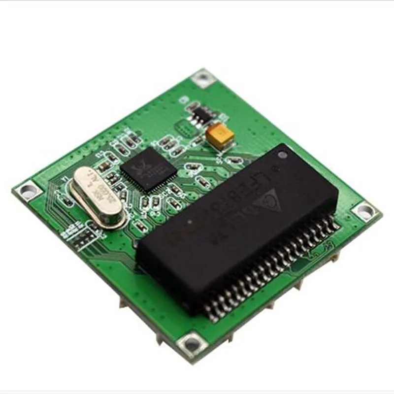 Мини PBCswitch модуль размер 4 сетевые порты переключатели печатная плата мини модуль-коммутатор 10/100 Мбит/с OEM/ODM ethernet концентратор
