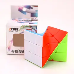 Zcube 3x3 Torsion магический куб, Цветной Куб-головоломка, игрушка-головоломка, безлипкие Пазлы 3x3x3 часы-кольцо с крышкой, игрушки для детей