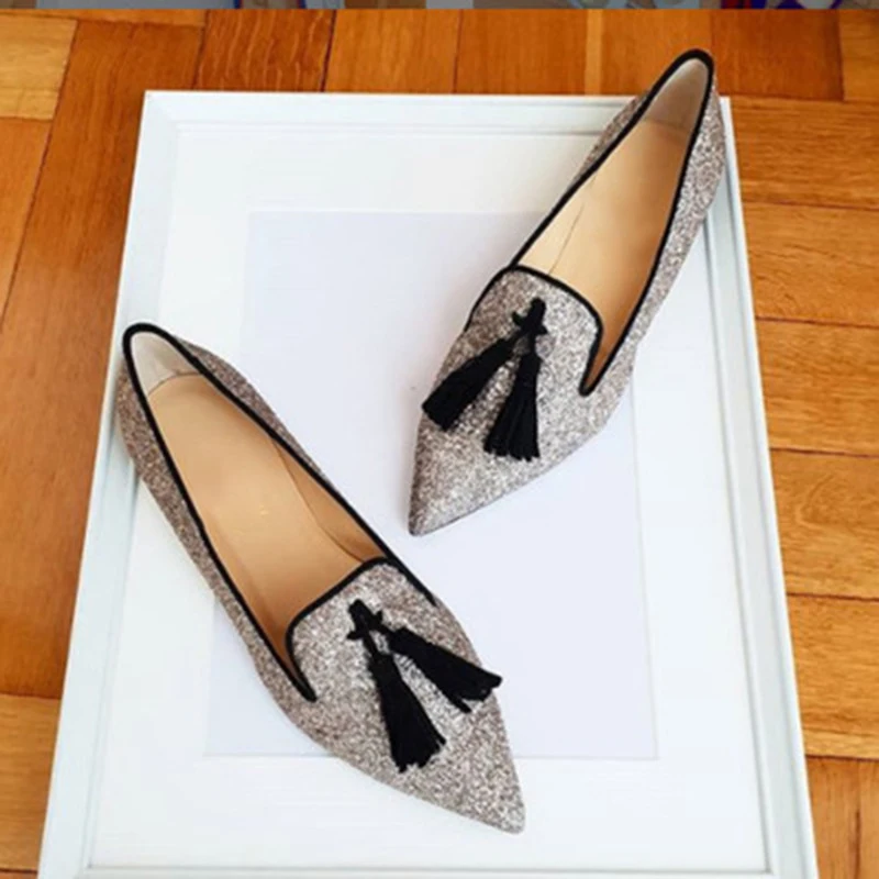 

Basic low-heel casual sandals spring/Summer 2020 square heel fringed ladies single shoes