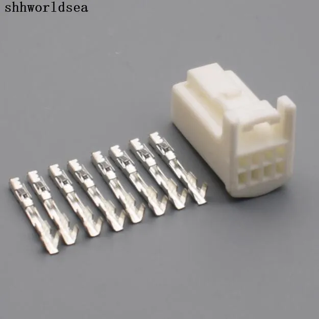 

worldgolden 2/5/30/100set 0.7MM 8pin auto electric mini wire terminal cable connector, replace 1376352-1