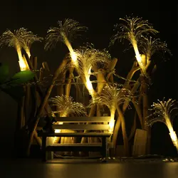 Подарочное освещение для вечеринок Оптическое волокно Кристалл ночь романтический цветок форма Детская гостиная праздник Led атмосфера