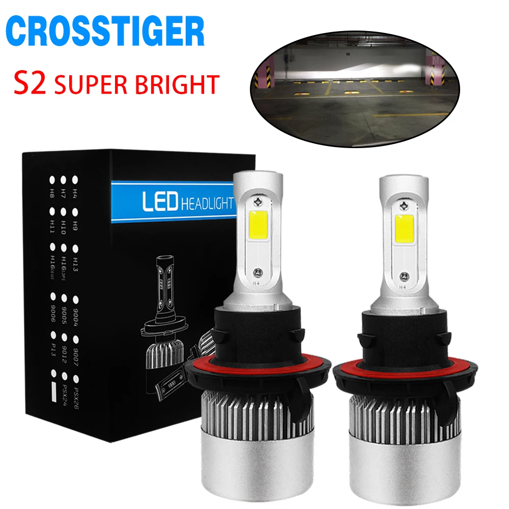 Светодиодные лампы для фар H7 H4 Hb4 H3 H8 H11 наборы переоборудования 9004 9005 9006 9007 880 80 Вт