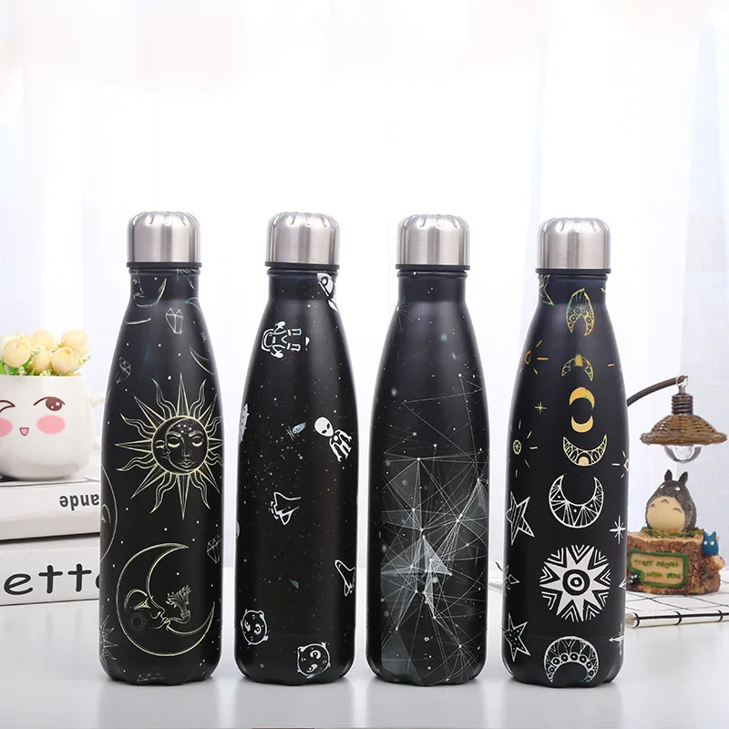 500ml beautiful cola thermos water bottle stainless steel travel flask colar water bottles