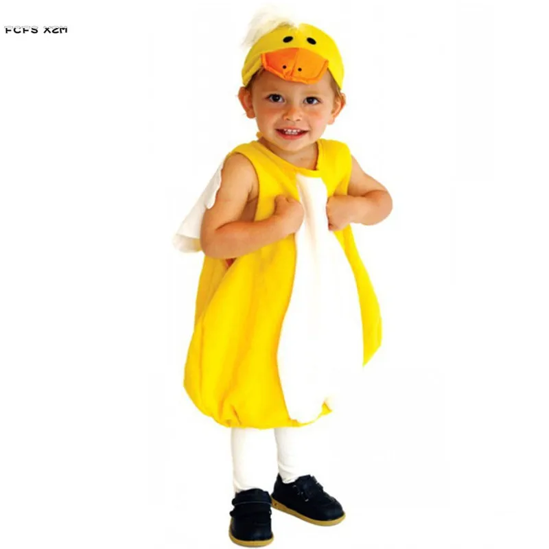 Lovely Cute Unisex pajamas Children Halloween rubber duck Costume Kid Animal cosplay Purim Children's day Stage play party dress Lovely Cute Unisex pajamas Children Halloween rubber duck Costume Kid Animal cosplay Purim Children's day Stage play party dress