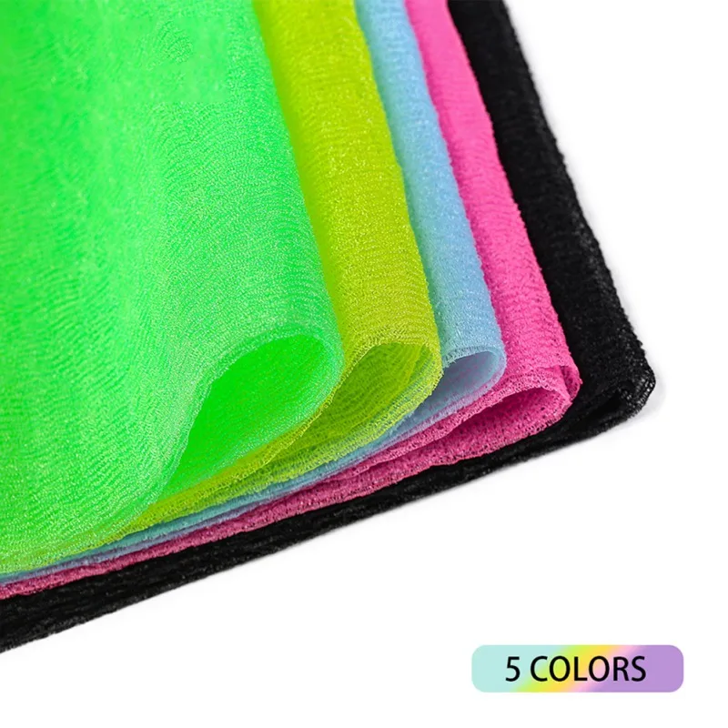 Nylon Mesh Bath Cloth Body Washing Clean Exfoliating Bath Shower Scrubbing Towel Cloth Scrubber Soap Bubble For The Bath