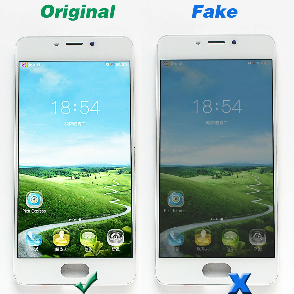 ЖК дисплей Vancca 5 0 дюйма для Meizu M5C 5C / Meilan кодирующий преобразователь сенсорного