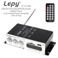 Bluetooth автомобильный мини Hi-Fi стерео аудио усилитель USB SD DVD CD FM MP3 с пультом дистанционного управления автомобильный аудио