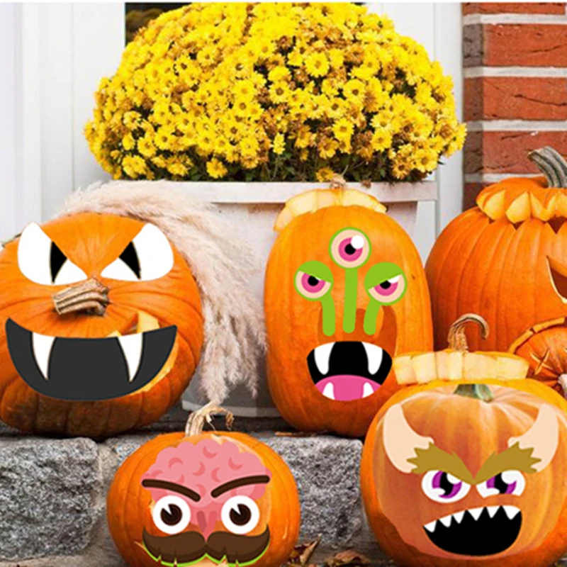 cadilar bayrami balkabagi cikartmalari dekorasyon trick or treat sevimli cadilar bayrami cikartmalari komik dekoratif cikartmalar scrapbooking diy