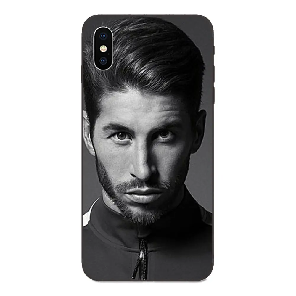 as picture Для Samsung Galaxy A3 A5 A6 A6s A7 A8 A9 A10 A20E A30 A40 A50 A60 A70 звезды плюс мягкий Silica гелевый футболист Серхио Рамос Sr4 - Цвет: as picture