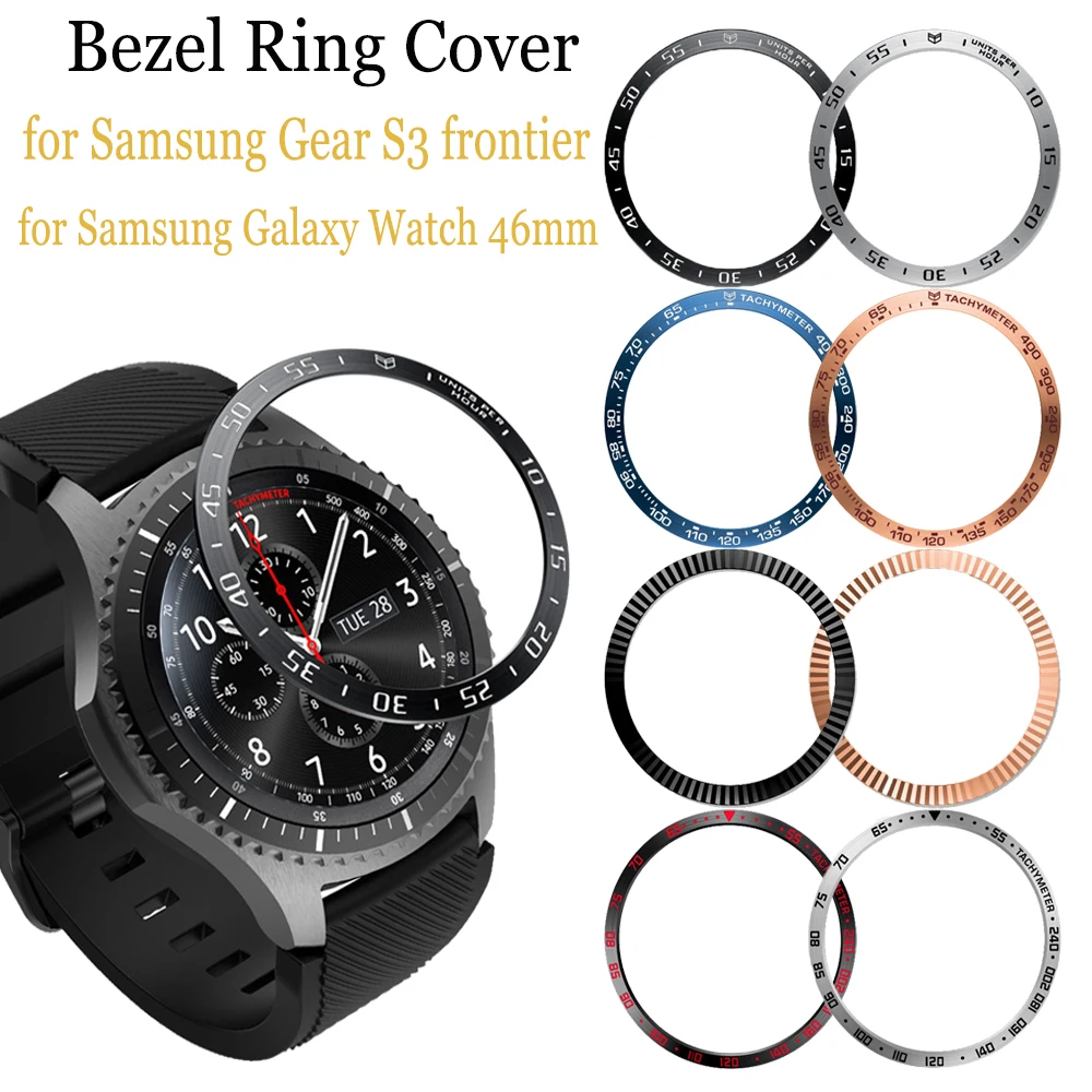 Чехол с кольцом для Samsung Gear S3 frontier металлическое кольцо защитой от царапин Galaxy Watch
