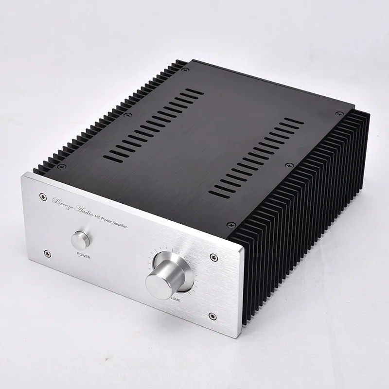 

2109 Full aluminum power amplifier chassis preamplifier enclosure DAC box 212*90*257mm with RCA terminals