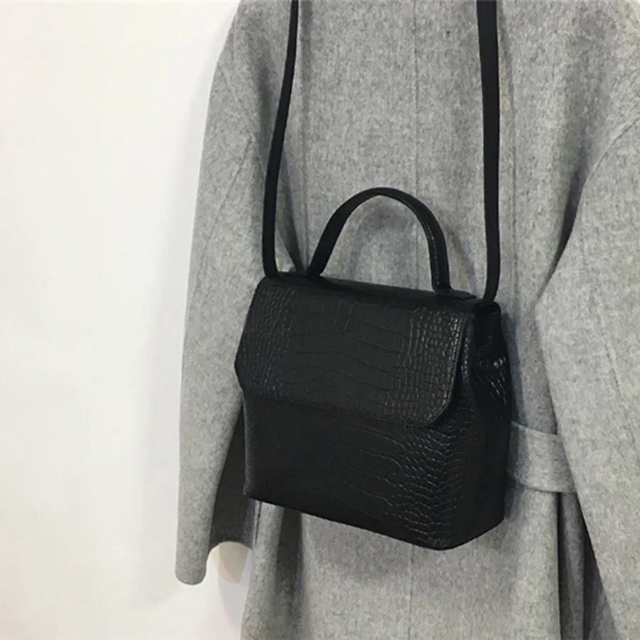 

Casual Alligator Handbags Women Crocodile Pattern Crossbody Bags Women PU Leather Shoulder Messenger Bags Female Purse Hot Sale