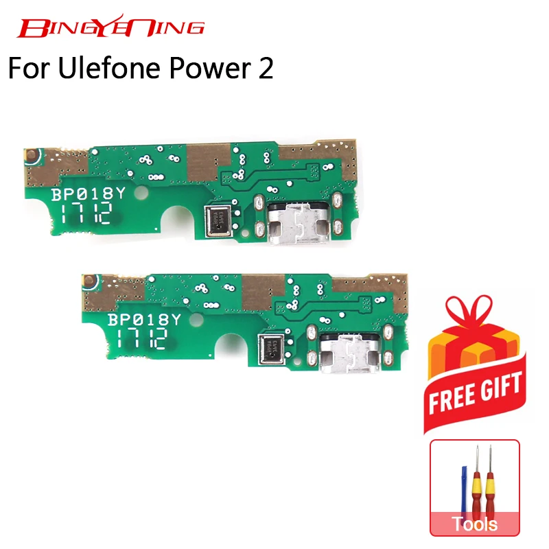 

BingYeNing New Original For Ulefone Power 2 usb plug charge board Flex Cables charging module Mini USB Port