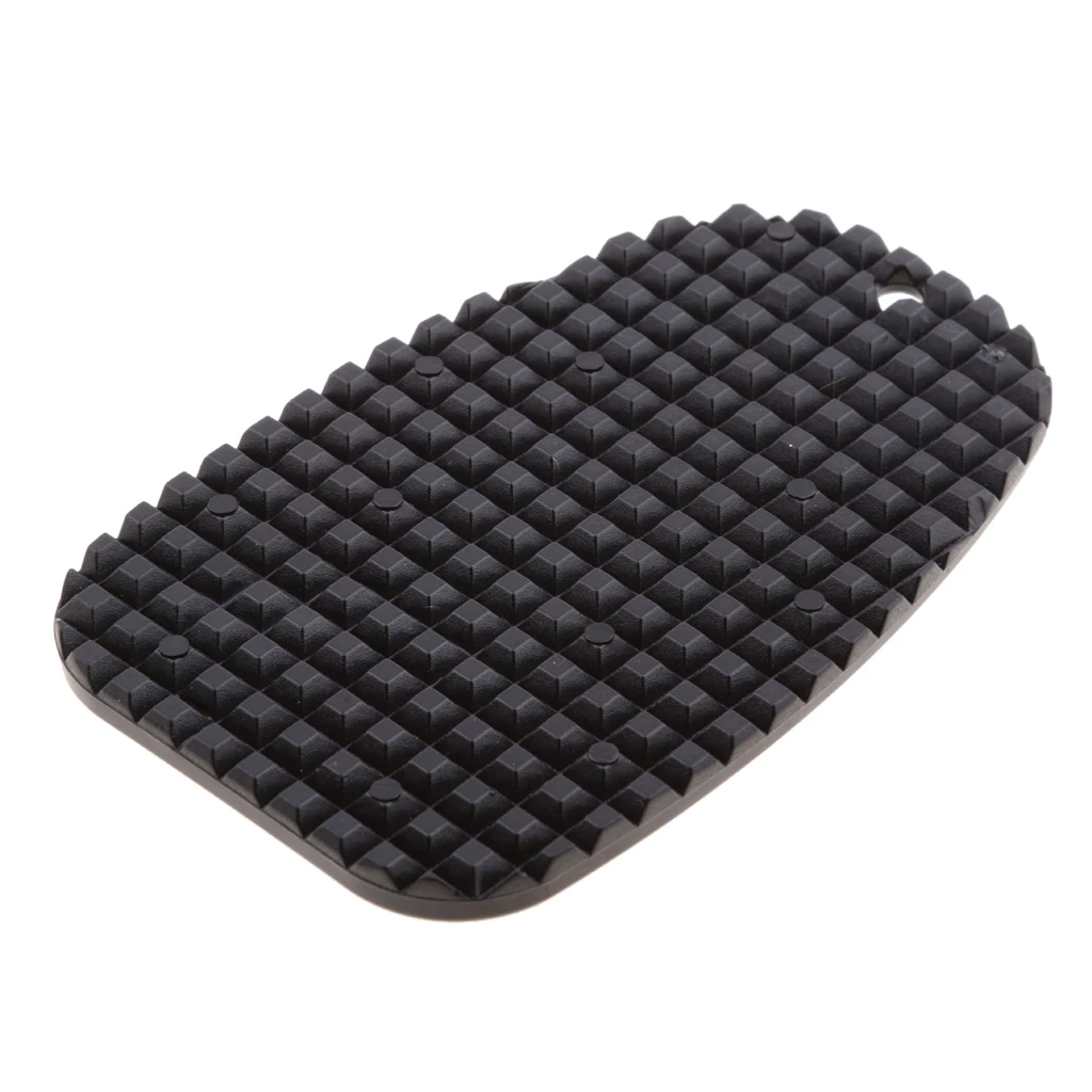 Motorcycle Kickstand Plate Kick Stand Pad For Kawasaki Motorbike Black