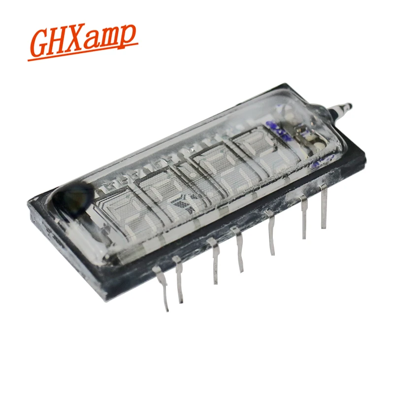 GHXAMP IVL2-7 / 5 Transparent Colon Fluorescent Tube VFD Screen Clock Home Fluorescent Tube Clock DIY 1PCS
