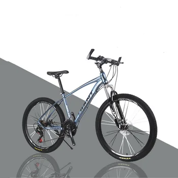 

Fashion 26 "variable speed mountain bike shock absorption aluminum alloy bicycle 21/24/27 speed disc brake student bike
