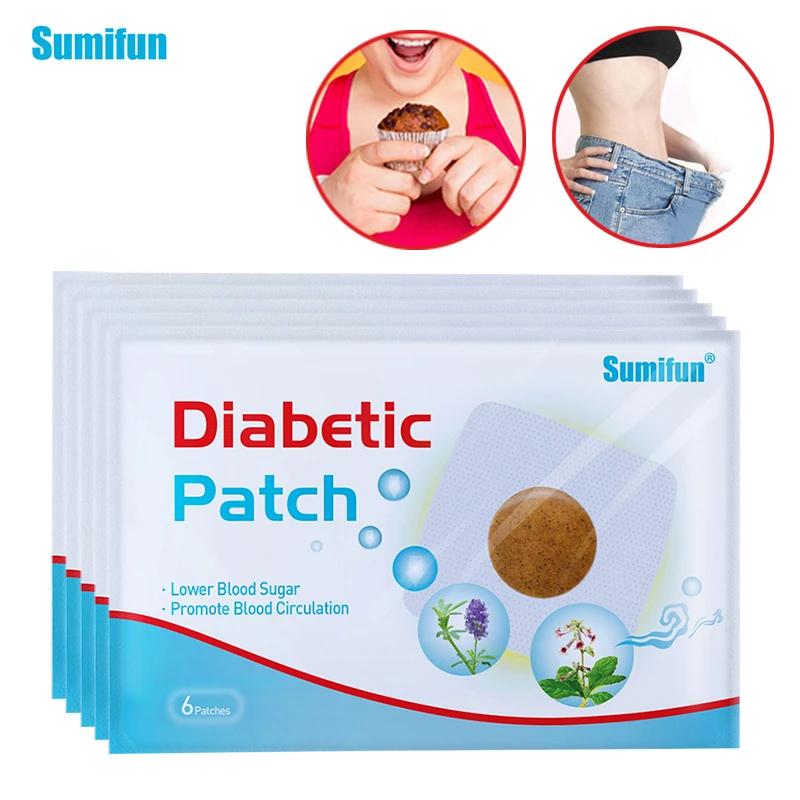 Sumifun Diabetic Patch Natural Herbal Cure Lower Blood Glucose