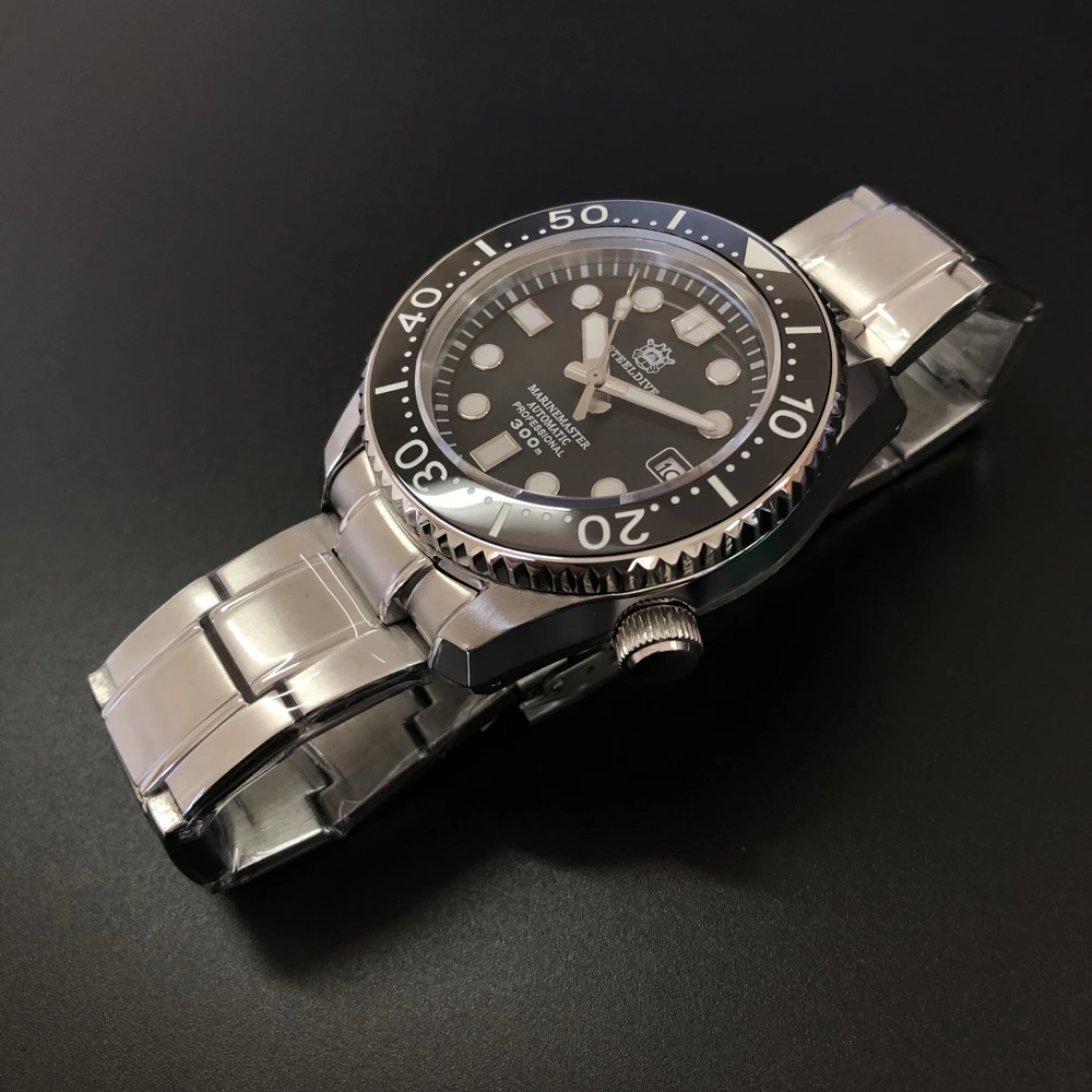 Steeldive 300m Dive Watch Ceramic Bezel Dive Watch Super Blue Luminous  Watch Men Automatic Japan Nh35 Mechanical Watches - Mechanical Wristwatches  - AliExpress