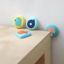 Силиконовый коврик стена дверь задняя подушка безопасности немой Подушка безопасности дверь холодильника бампер, стену коврик для защиты дома