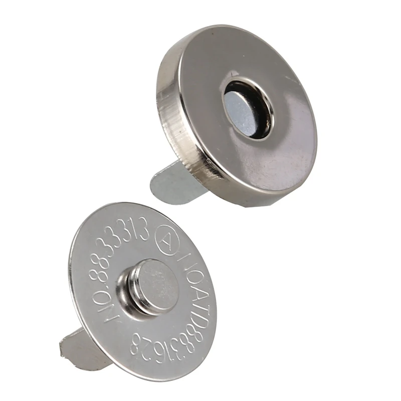 

20 Sets Magnetic Button Clasp Snaps 18mm - Great for Sewing, Craft, Purses, Bags, Clothes, Leather