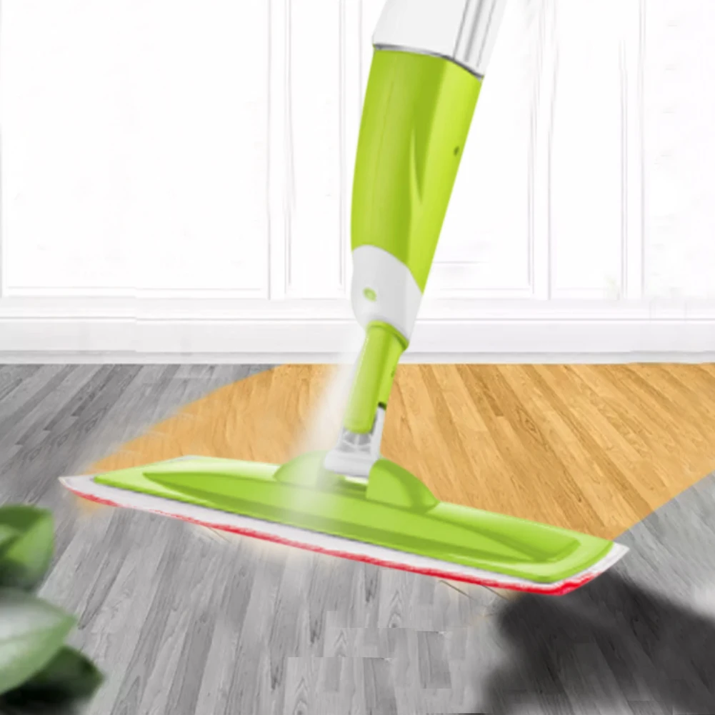 Spray Mop With 3 PCS Cleaning Cloth Head Combination For Wooden Floor Ceramic Tile Automatic Mop Wet Or Dry Home Cleaning Tools