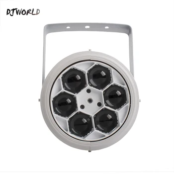

Djworld Bee Eye 6x15W RGBW Laser PAR Attract overhead light DMX512 Sound Control Green Laser High Brightness Dj Disco Decoration