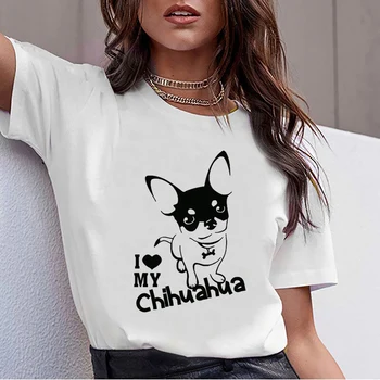 

Tops T Shirt Women i love my chihuahua Sexy Harajuku Print Female Tshirt
