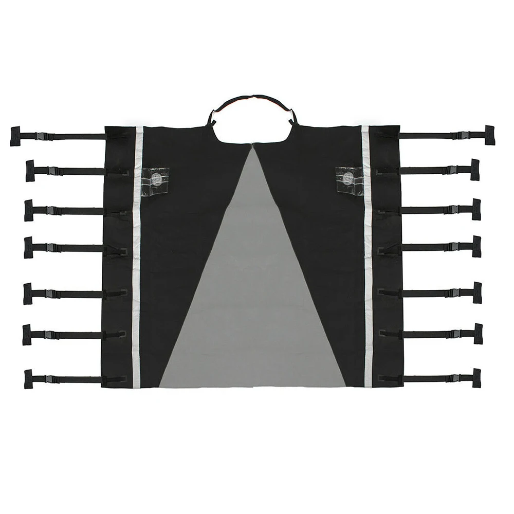 Caravan Front Towing Cover Protector Covers Dustproof Universal Front Towing Cover Reflective Strip Accessories 220cm x 175cm