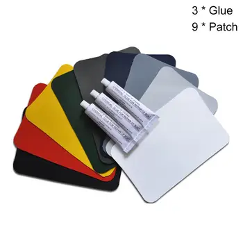 

PVC Patch Repair Kit Puncture Repair Kit Waterproof Pool Patches Glue Set For Inflatable Raft Kayak Swimming Pools