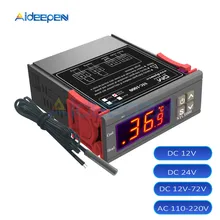STC-1000 STC 1000 LED Digital Termostato per Incubatrice Regolatore di Temperatura Termoregolatore Relè Riscaldamento Raffreddamento 12V 24V 220V