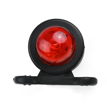 

Car Side Marker Light Trailer Truck 2Pcs Van E17209 2x Plastic 2* 12/24V LED Red